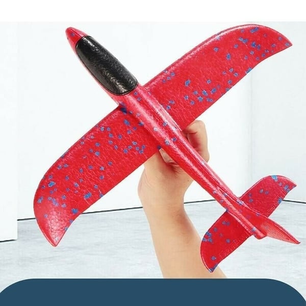 Flying Airplane Launcher Gun Toy With Foam Glider Planes
