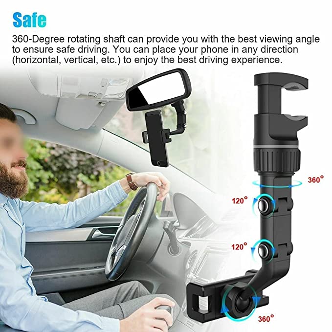 360° Multifunctional Car Phone Holder + Premium Table Mobile Stand #FREE