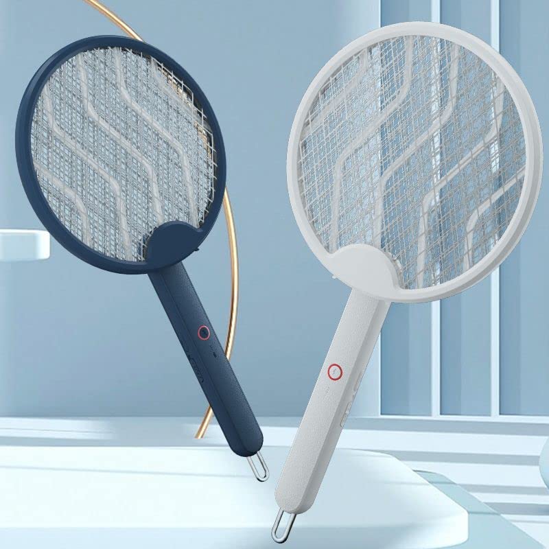 2 in 1 Mosquito Bat Killer Racket Electric Mosquito Racket Bat with UV LED Light Lamp