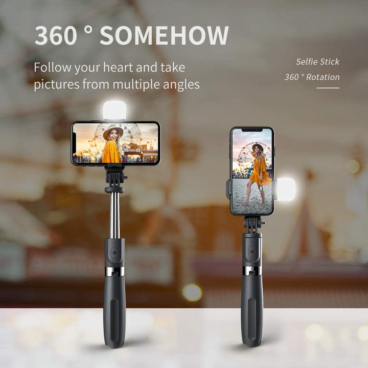 3 in 1 Foldable Selfie Tripod