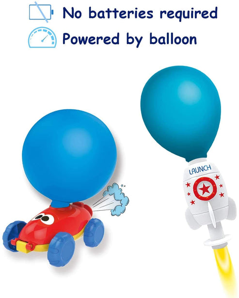 Balloon Car and Rocket Launcher - Perfect Gift for Kids