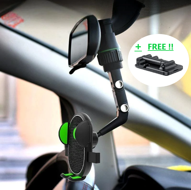 360° Multifunctional Car Phone Holder + Premium Table Mobile Stand #FREE