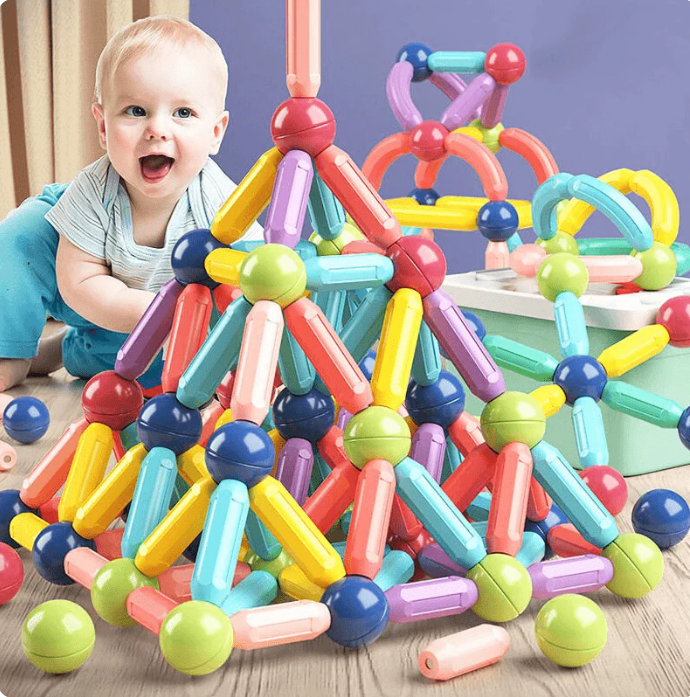 Magnetic Sticks Building Blocks for Kids Early Development
