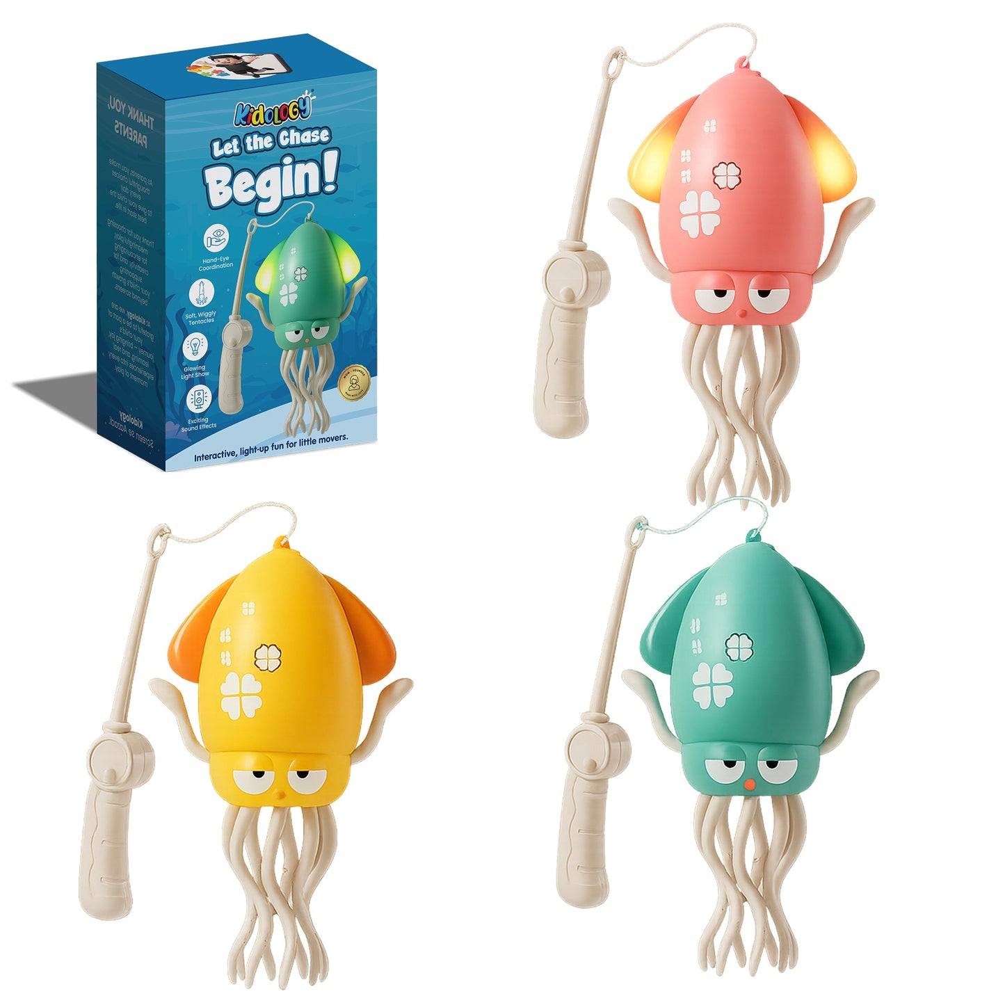 Electric Crawling & Dancing Octopus - Squid Toy