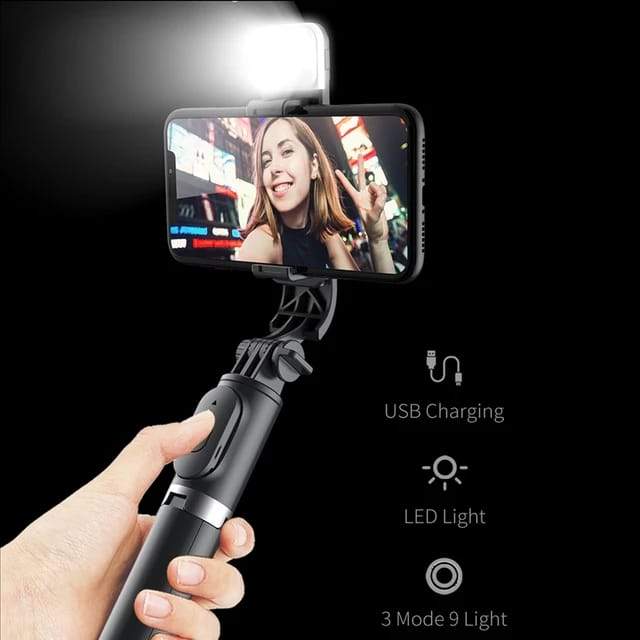 3 in 1 Foldable Selfie Tripod