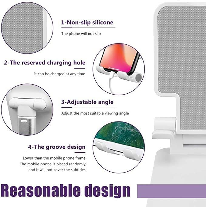 Premium Portable and Height Adjustable Mobile & Tablet Stand