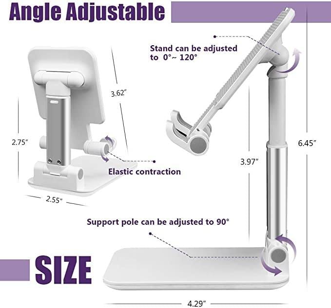 Premium Portable and Height Adjustable Mobile & Tablet Stand